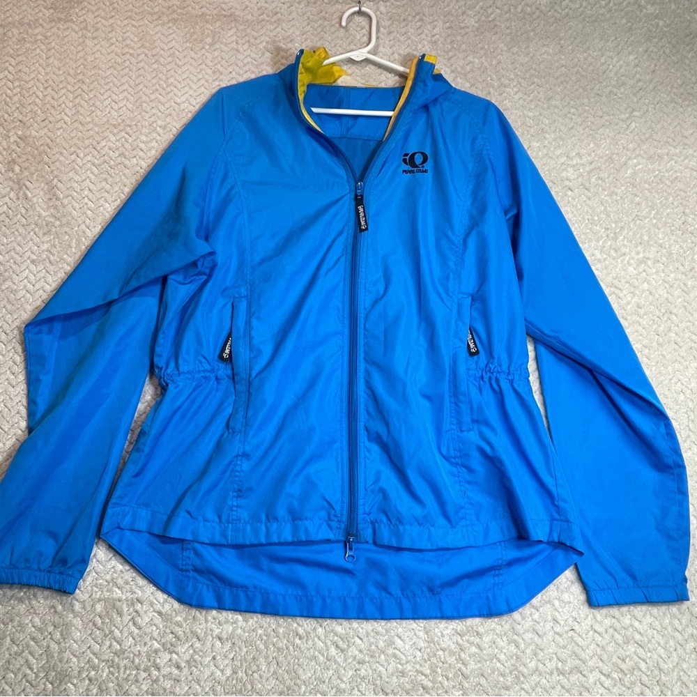 Pearl Izumi Blue Zip Up Cycling Windbreaker Jacket Men’s Size L | activewear